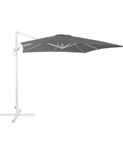 Parasol ogrodowy na wysięgniku 250 cm MONZA Ciemnoszary