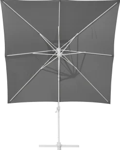 Parasol ogrodowy na wysięgniku 250 cm MONZA Ciemnoszary