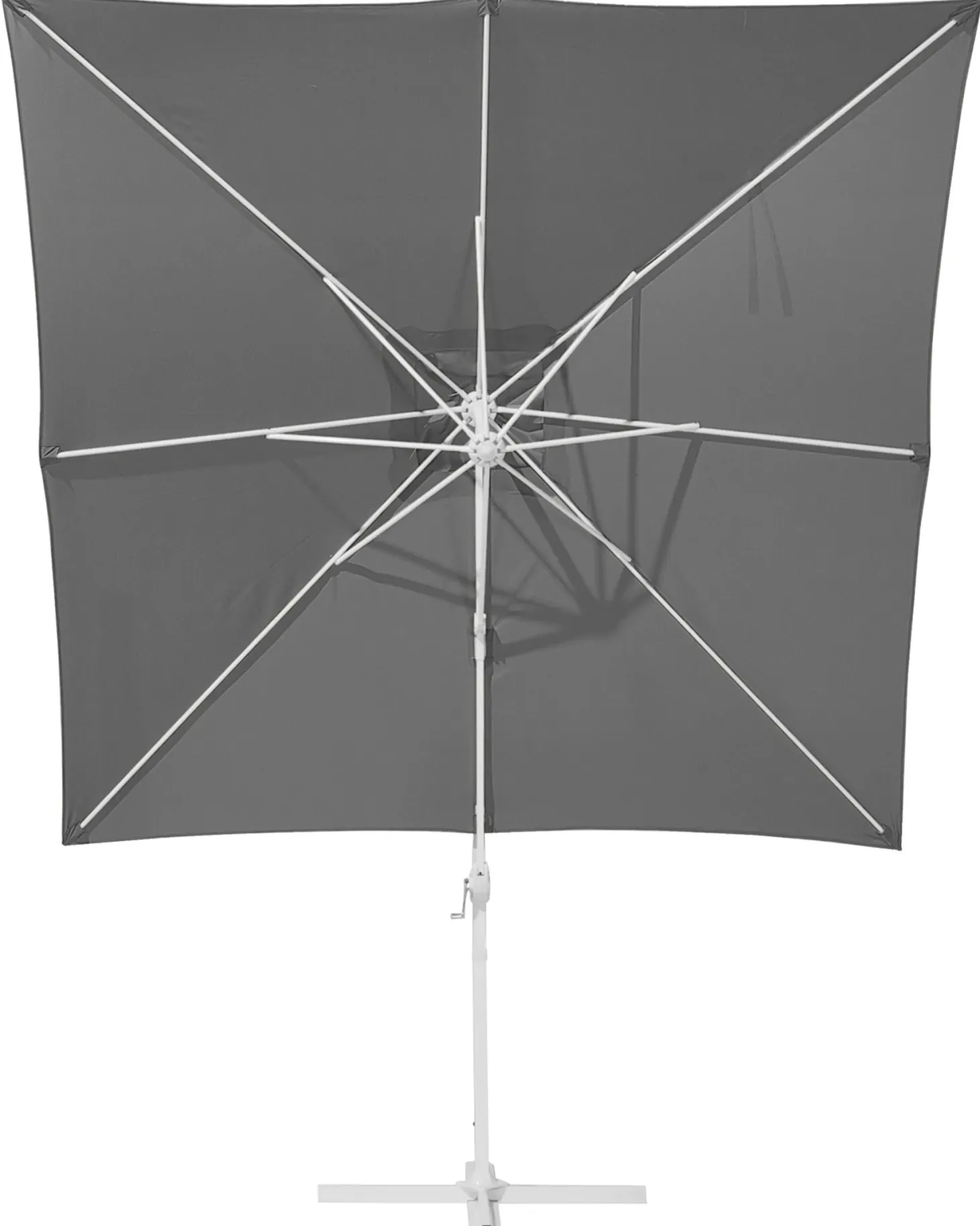 Parasol ogrodowy na wysięgniku 250 cm MONZA Ciemnoszary