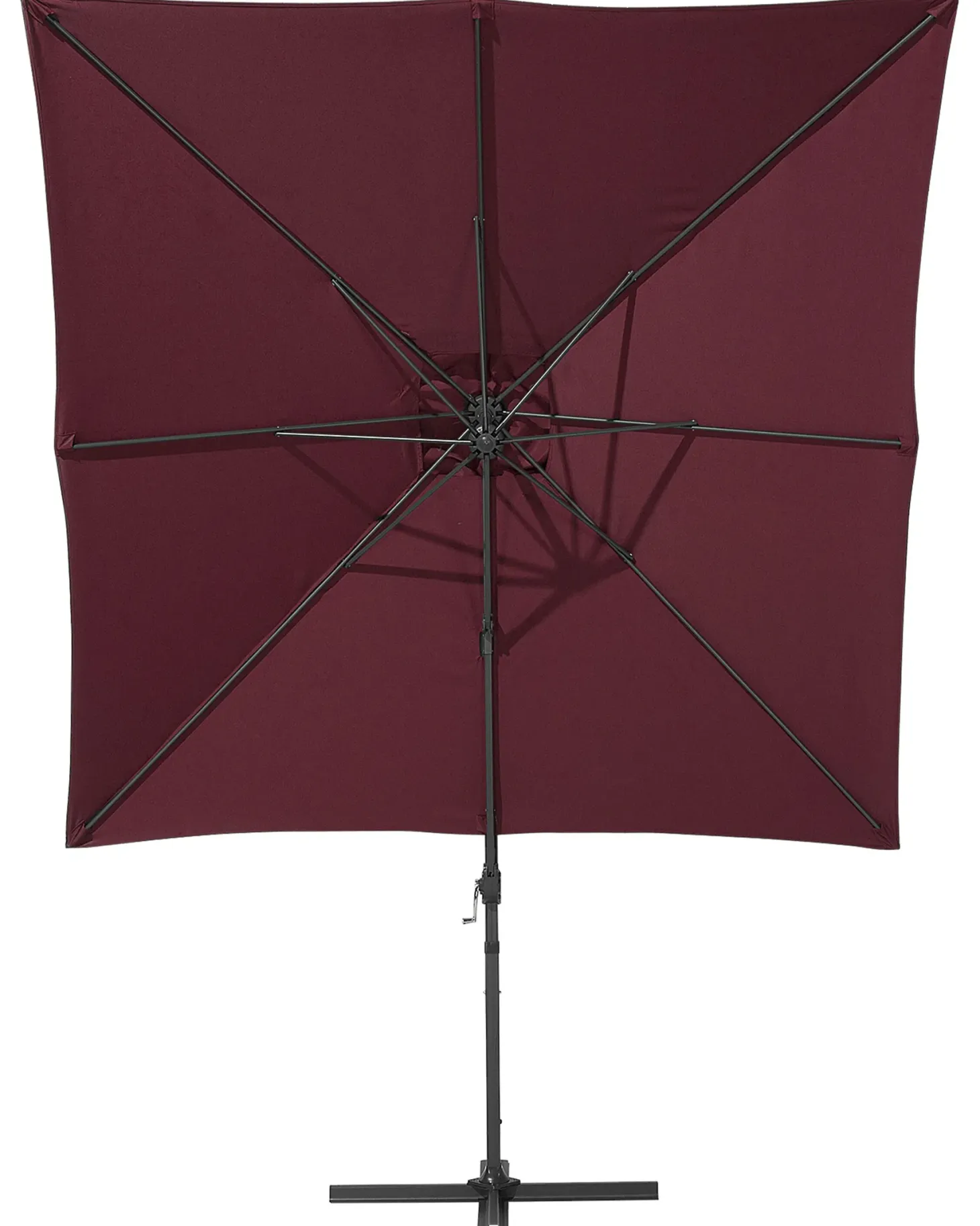 Parasol ogrodowy na wysięgniku 250 cm MONZA Burgundowy