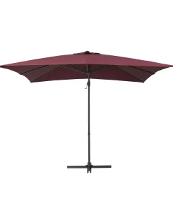 Parasol ogrodowy na wysięgniku 250 cm MONZA Burgundowy