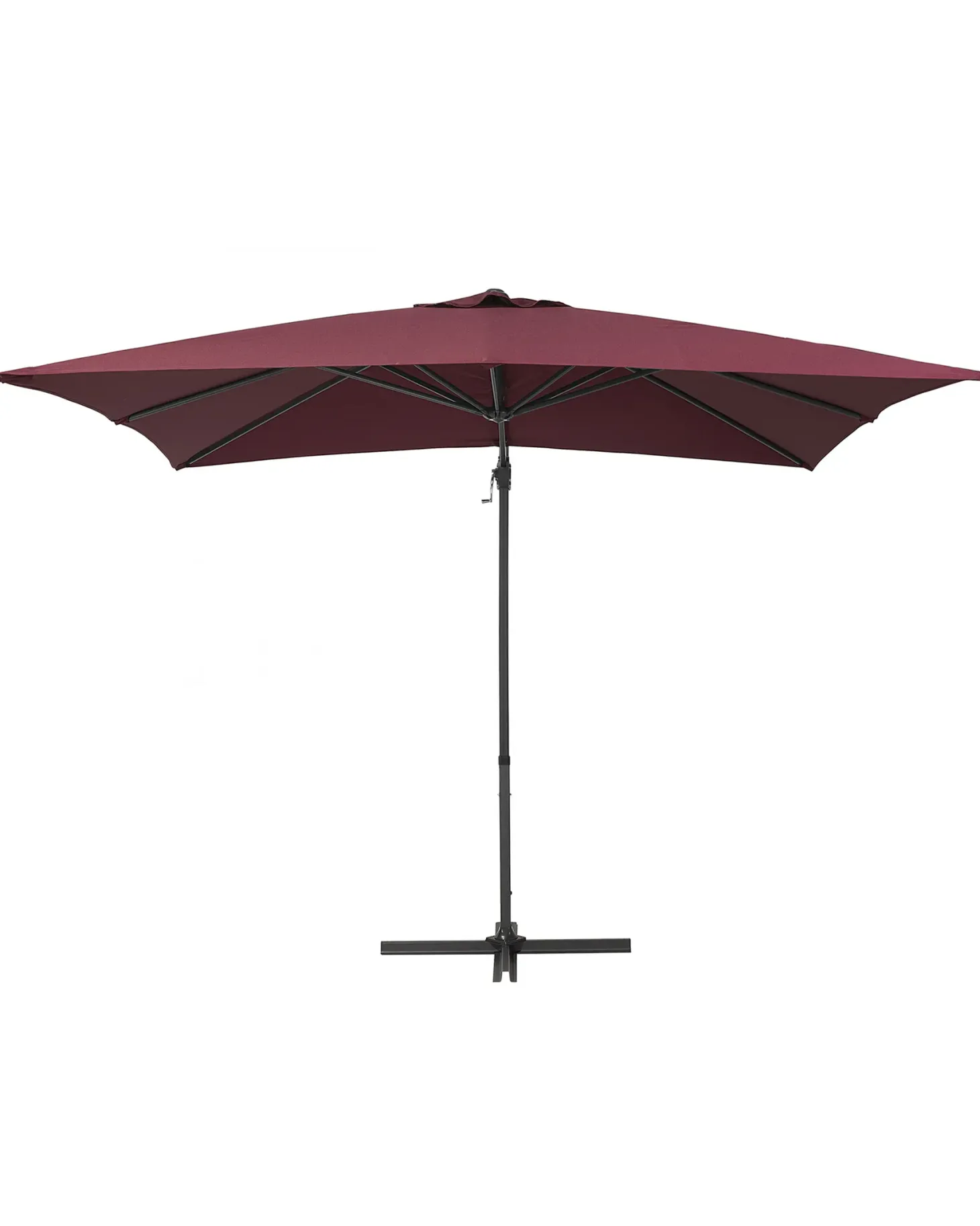 Parasol ogrodowy na wysięgniku 250 cm MONZA Burgundowy