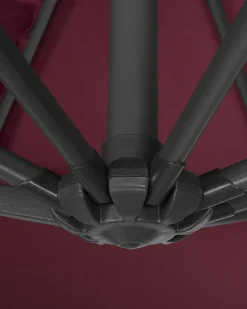 Parasol ogrodowy na wysięgniku 250 cm MONZA Burgundowy