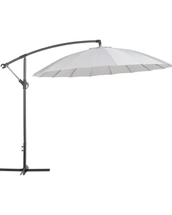Parasol ogrodowy na wysięgniku 268 cm CALABRIA II Jasnoszary