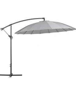 Parasol ogrodowy na wysięgniku 268 cm CALABRIA II Ciemnoszary