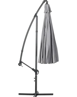Parasol ogrodowy na wysięgniku 268 cm CALABRIA II Ciemnoszary