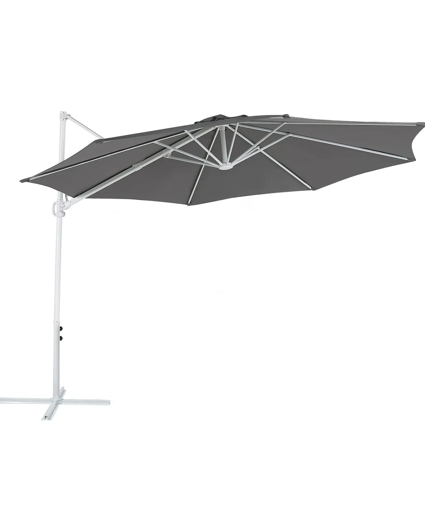 Parasol ogrodowy na wysięgniku 295 cm SAVONA II Ciemnoszary