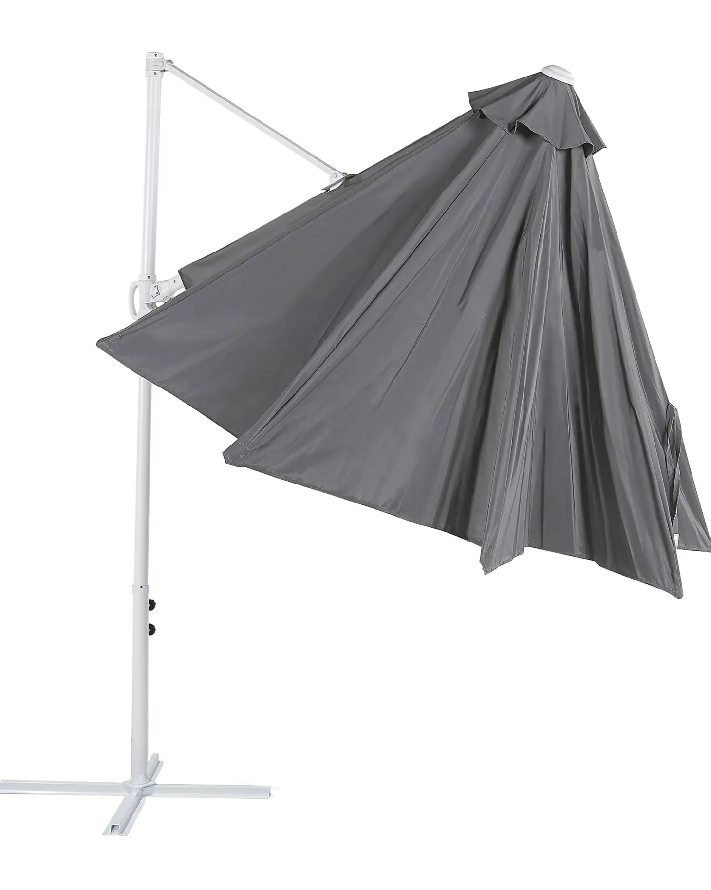 Parasol ogrodowy na wysięgniku 295 cm SAVONA II Ciemnoszary