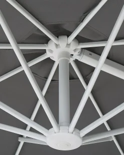 Parasol ogrodowy na wysięgniku 295 cm SAVONA II Ciemnoszary