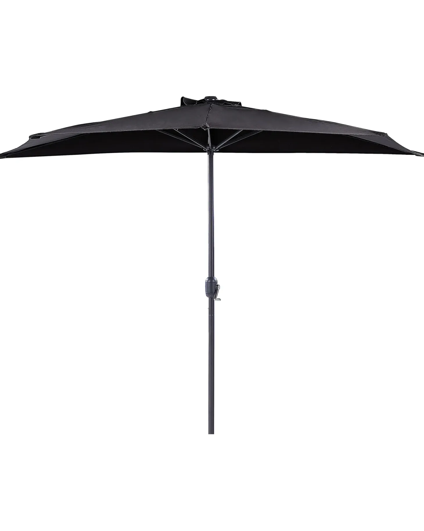 Parasol półokrągły 270 cm GALATI Czarny