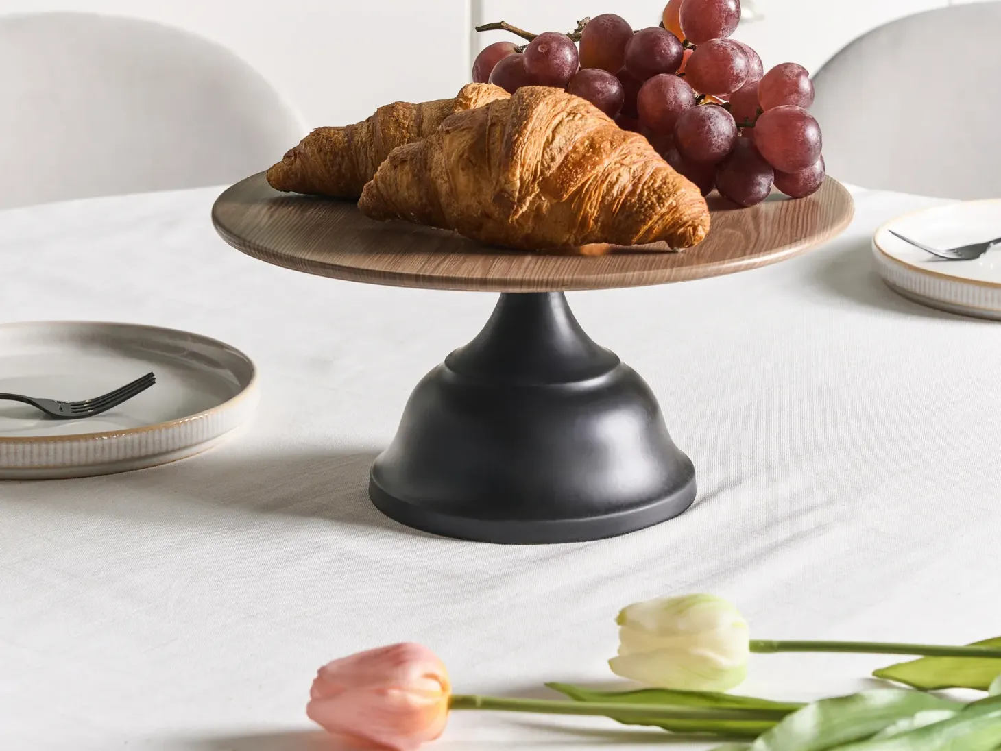 Patera na ciasto BRIOCHE Metal Czarny
