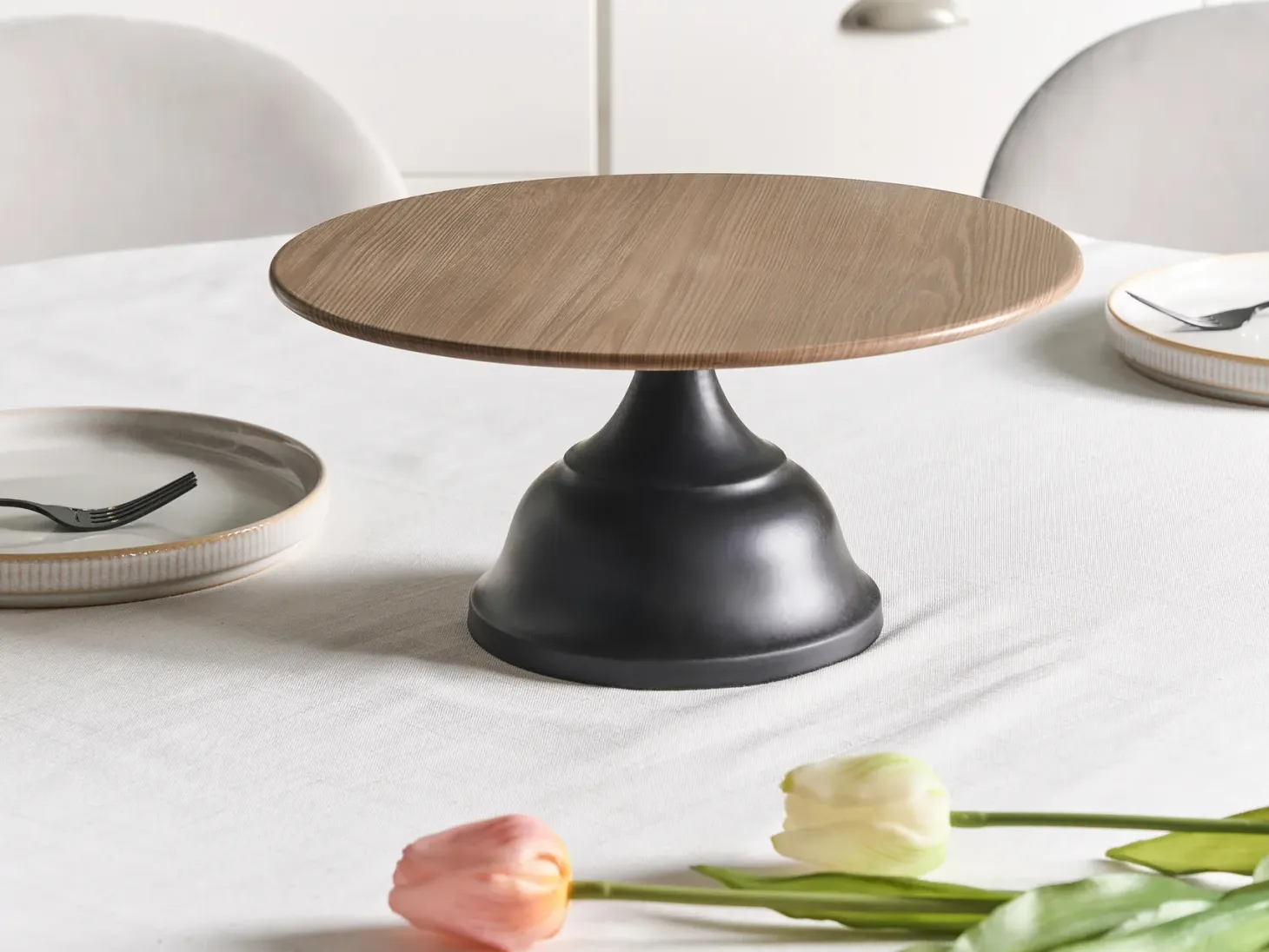 Patera na ciasto BRIOCHE Metal Czarny