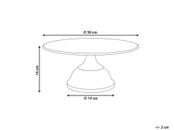 Patera na ciasto BRIOCHE Metal Czarny