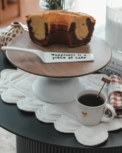 Patera na ciasto BRIOCHE Metal Biały