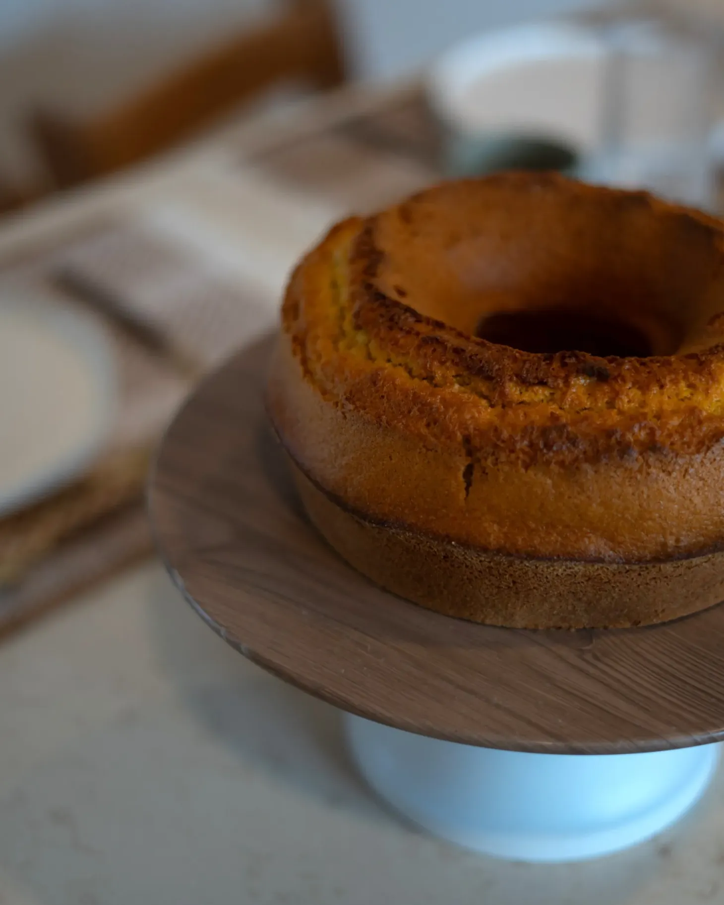 Patera na ciasto BRIOCHE Metal Biały