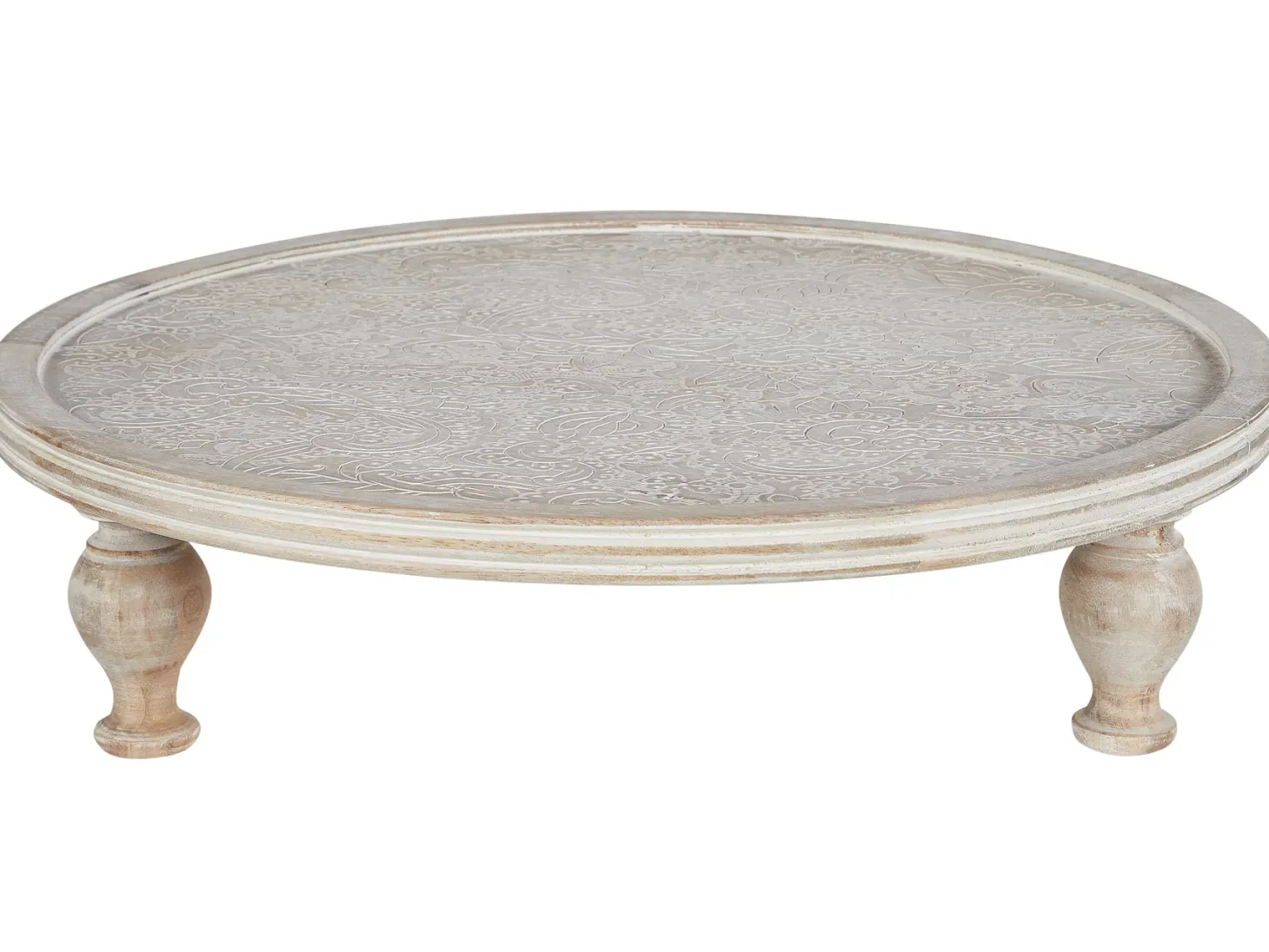 Patera na ciasto LUKSOR Drewno mango Jasnobrązowy