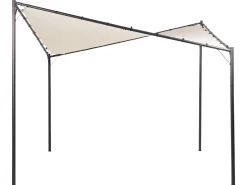 Pawilon ogrodowy AVENTINE Metal 300 cm 300 cm Beżowy