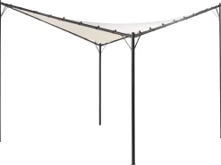 Pawilon ogrodowy AVENTINE Metal 300 cm 300 cm Beżowy