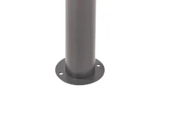 Pawilon ogrodowy AVENTINE Metal 300 cm 300 cm Ciemnoszary