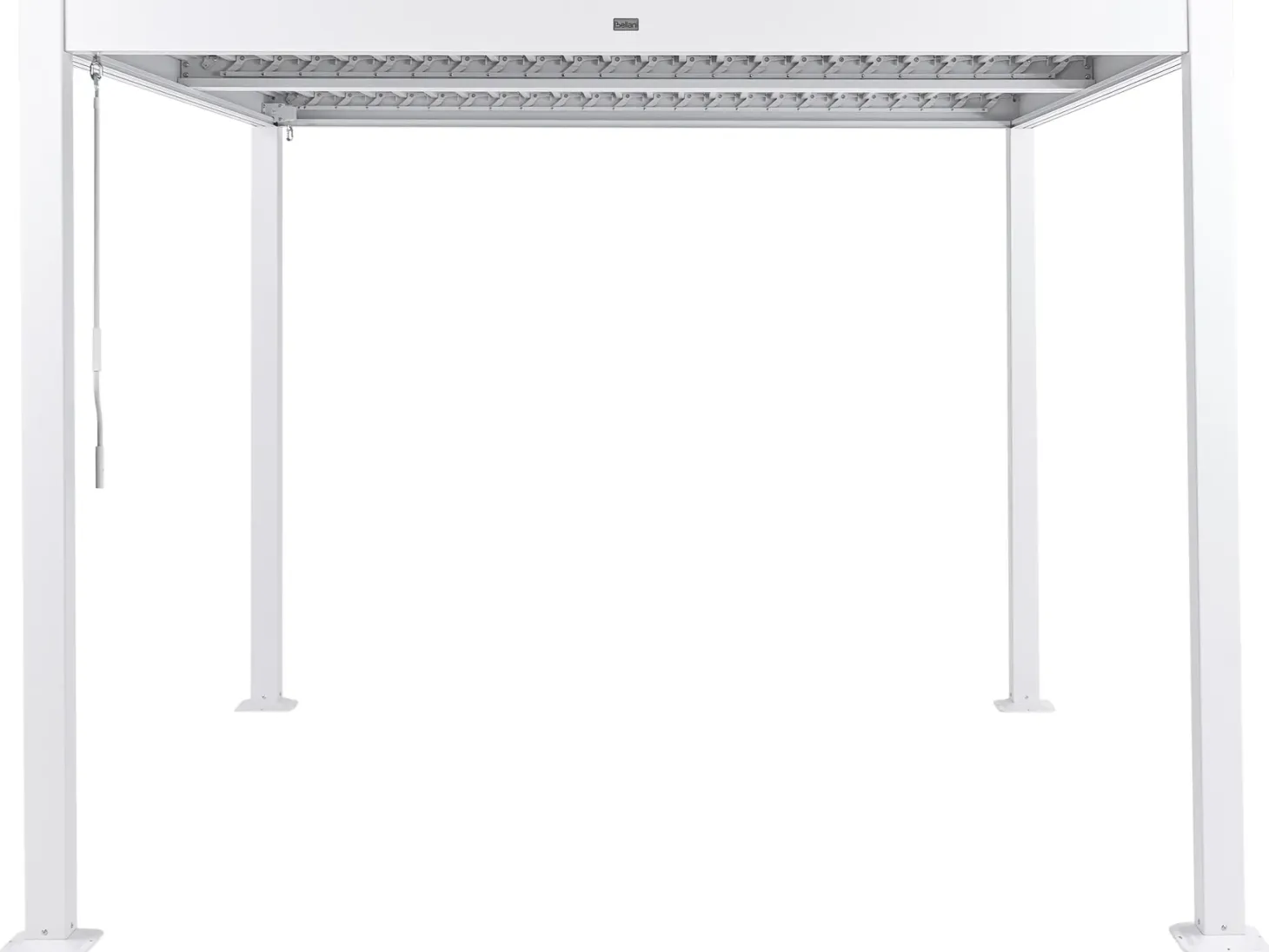 Pawilon ogrodowy FORNOLI Metal 296 cm 296 cm Biały