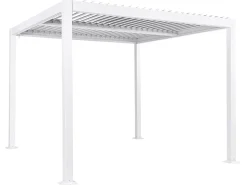 Pawilon ogrodowy FORNOLI Metal 296 cm 296 cm Biały