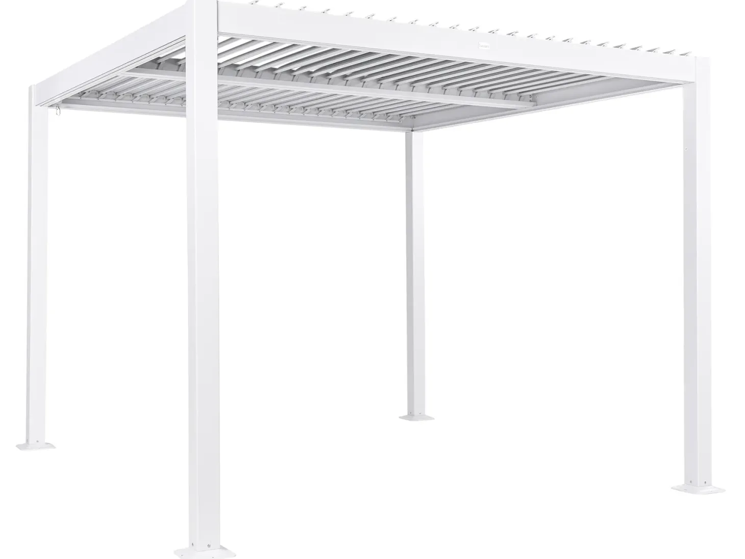 Pawilon ogrodowy FORNOLI Metal 296 cm 296 cm Biały
