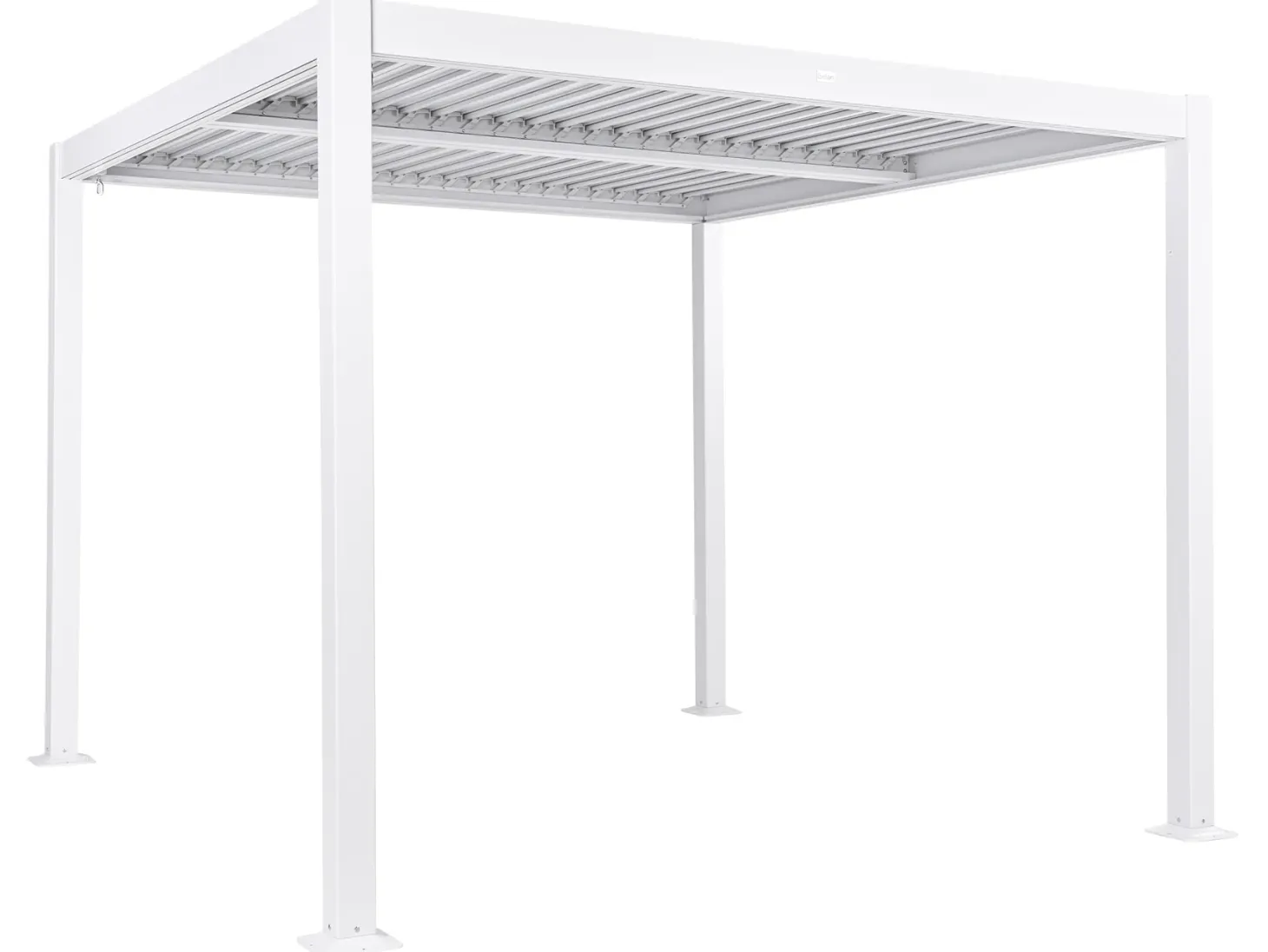 Pawilon ogrodowy FORNOLI Metal 296 cm 296 cm Biały