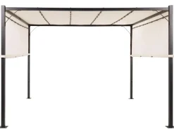 Pawilon ogrodowy LED PARGA Metal 310 cm 310 cm Beżowy