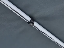 Pawilon ogrodowy LED PARGA Metal 310 cm 310 cm Szary