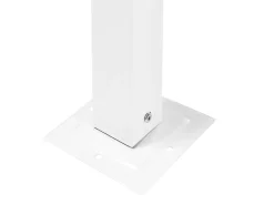 Pawilon ogrodowy LED PARGA Metal 310 cm 310 cm Szary