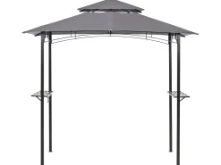Pawilon ogrodowy NARO Metal 240 cm 148 cm Szary
