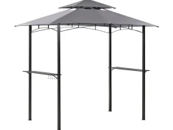 Pawilon ogrodowy NARO Metal 240 cm 148 cm Szary