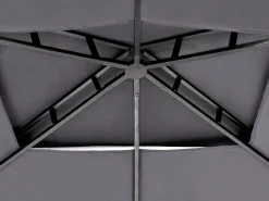Pawilon ogrodowy NARO Metal 240 cm 148 cm Szary