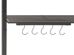 Pawilon ogrodowy NARO Metal 240 cm 148 cm Szary