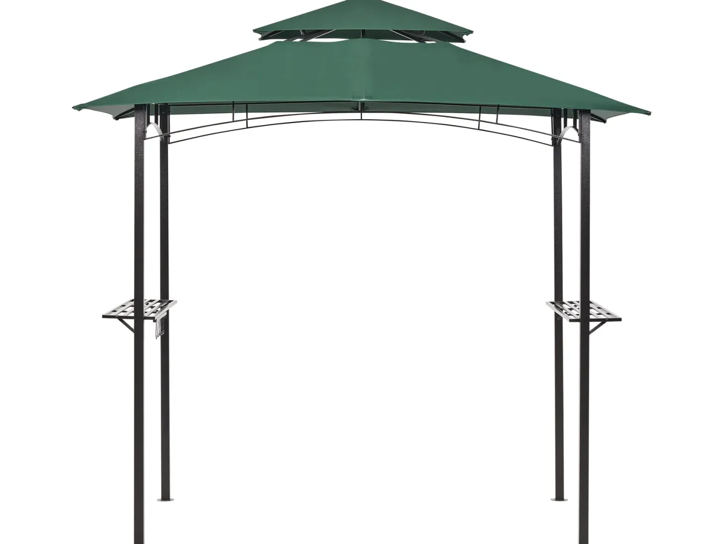 Pawilon ogrodowy NARO Metal 240 cm 148 cm Ciemnozielony