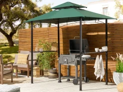 Pawilon ogrodowy NARO Metal 240 cm 148 cm Ciemnozielony