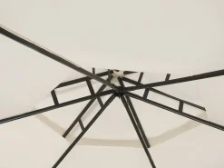 Pawilon ogrodowy PORTEL Metal 350 cm 350 cm Beżowy