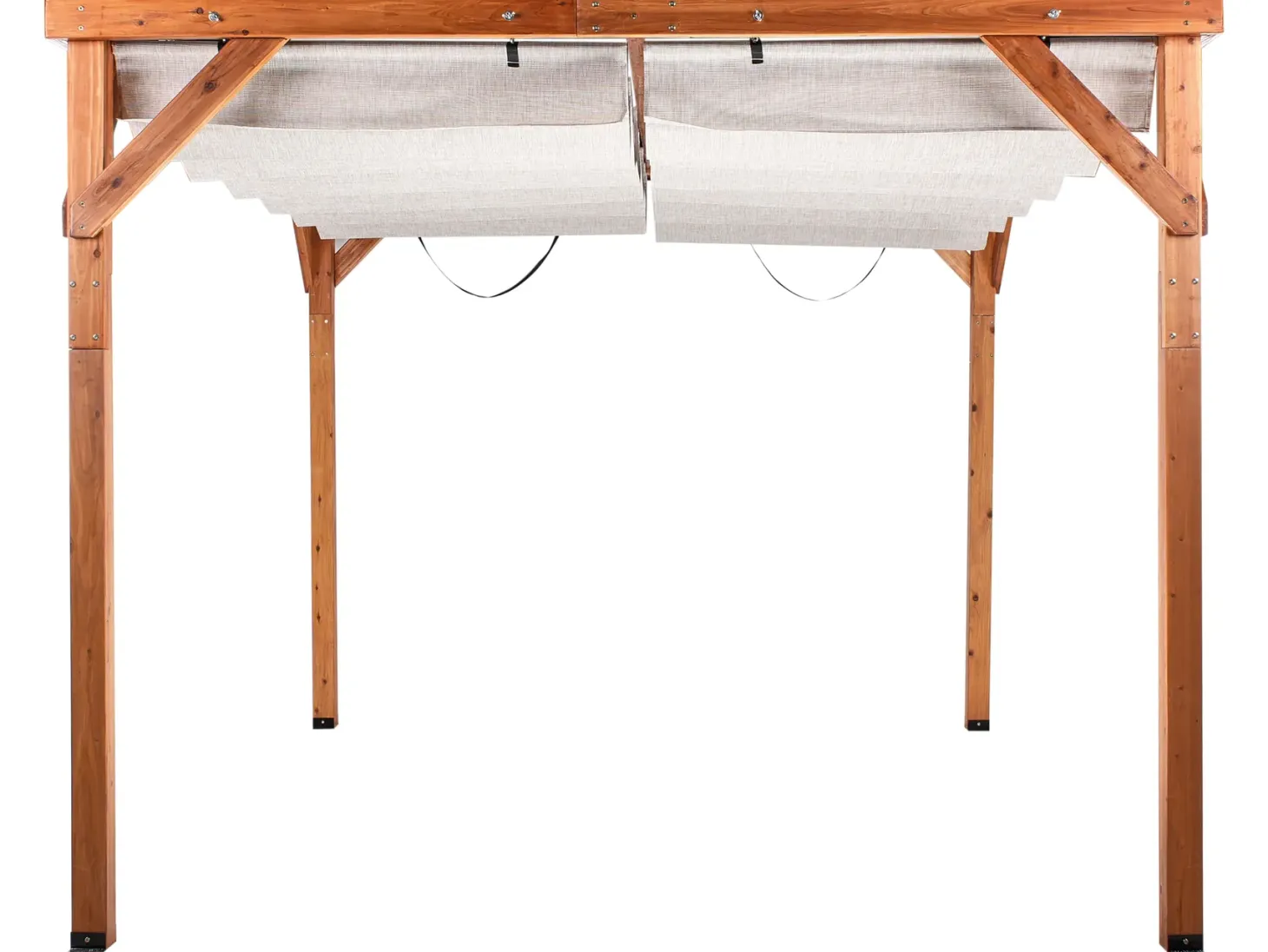 Pawilon ogrodowy VILLAROSA Drewno jodłowe 320 cm 380 cm Brązowy/ beżowy