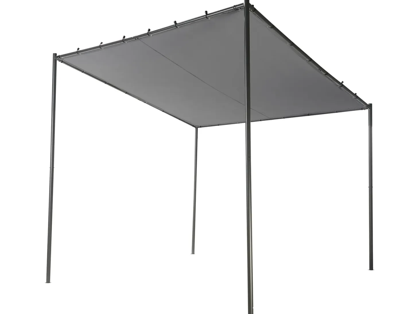 Pawilon ogrodowy VIMINO Metal 282 cm 294 cm Ciemnoszary