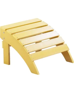 Podnóżek ogrodowy ADIRONDACK Żółty