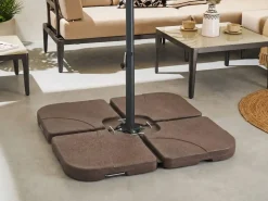 Podstawa do parasola CARIA Beżowoszary Kwadratowy 9 kg
