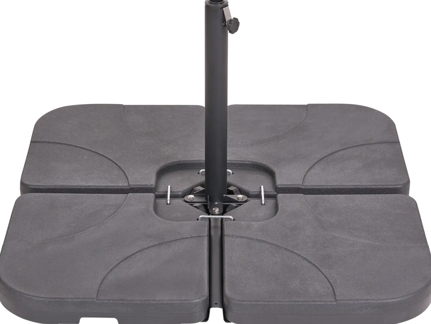 Podstawa do parasola CARIA Czarny Kwadratowy 9 kg
