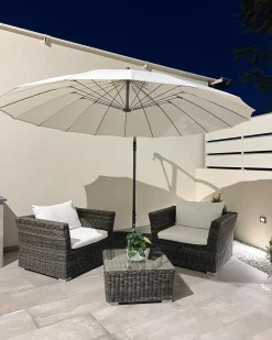 Podstawa do parasola CARIA Czarny Kwadratowy 9 kg