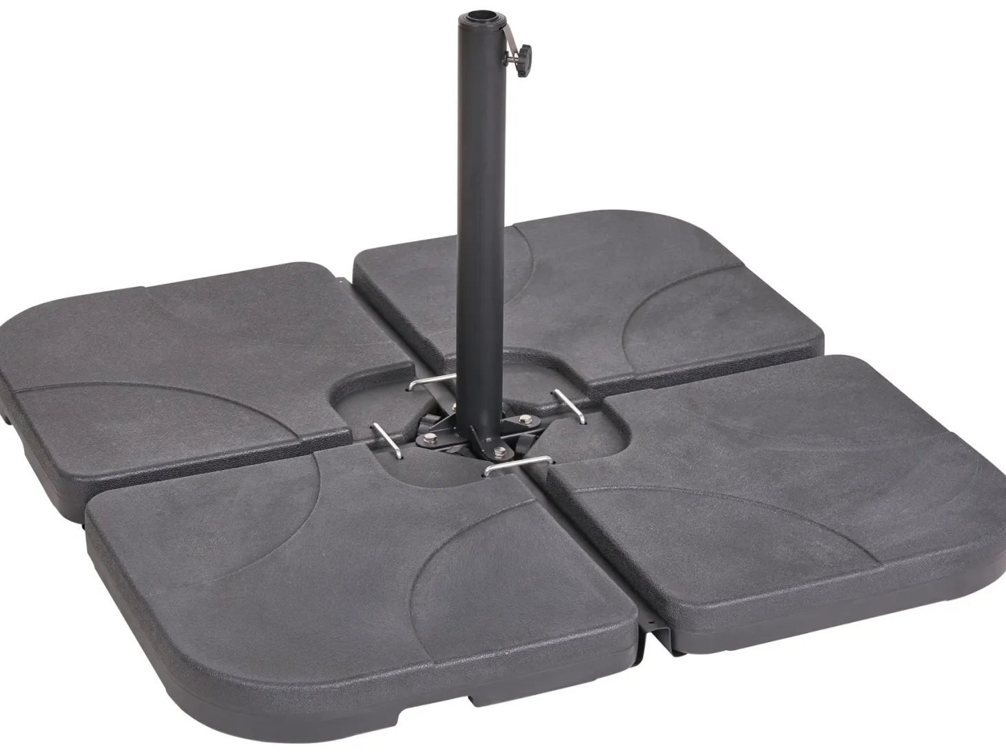 Podstawa do parasola CARIA Czarny Kwadratowy 9 kg