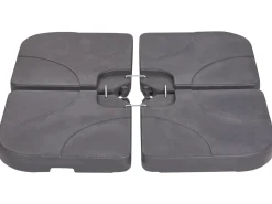Podstawa do parasola CARIA Czarny Kwadratowy 9 kg