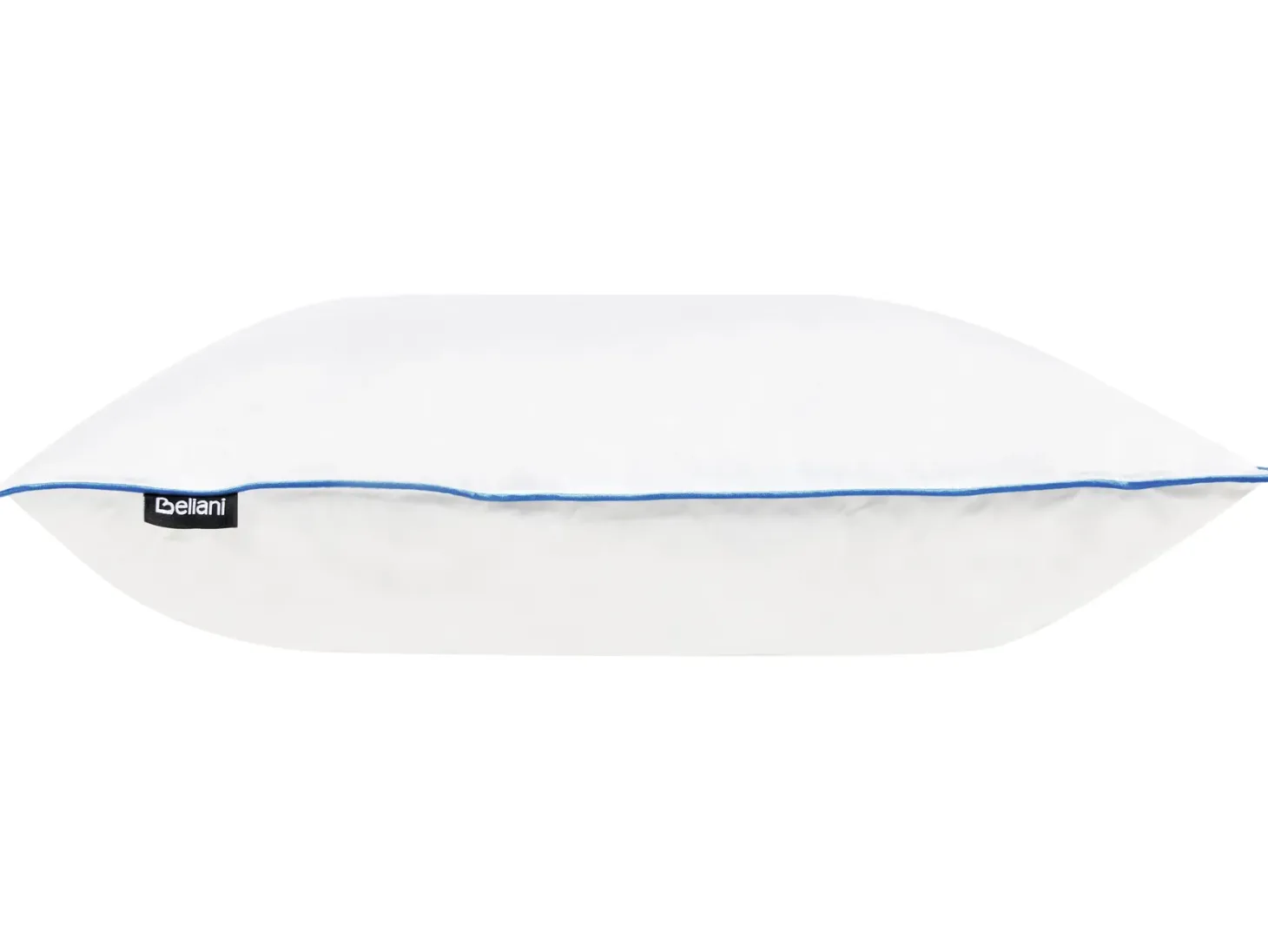 Poduszka ANETO Wysoka Kacze pióra i puch 80 x 80 cm Biały