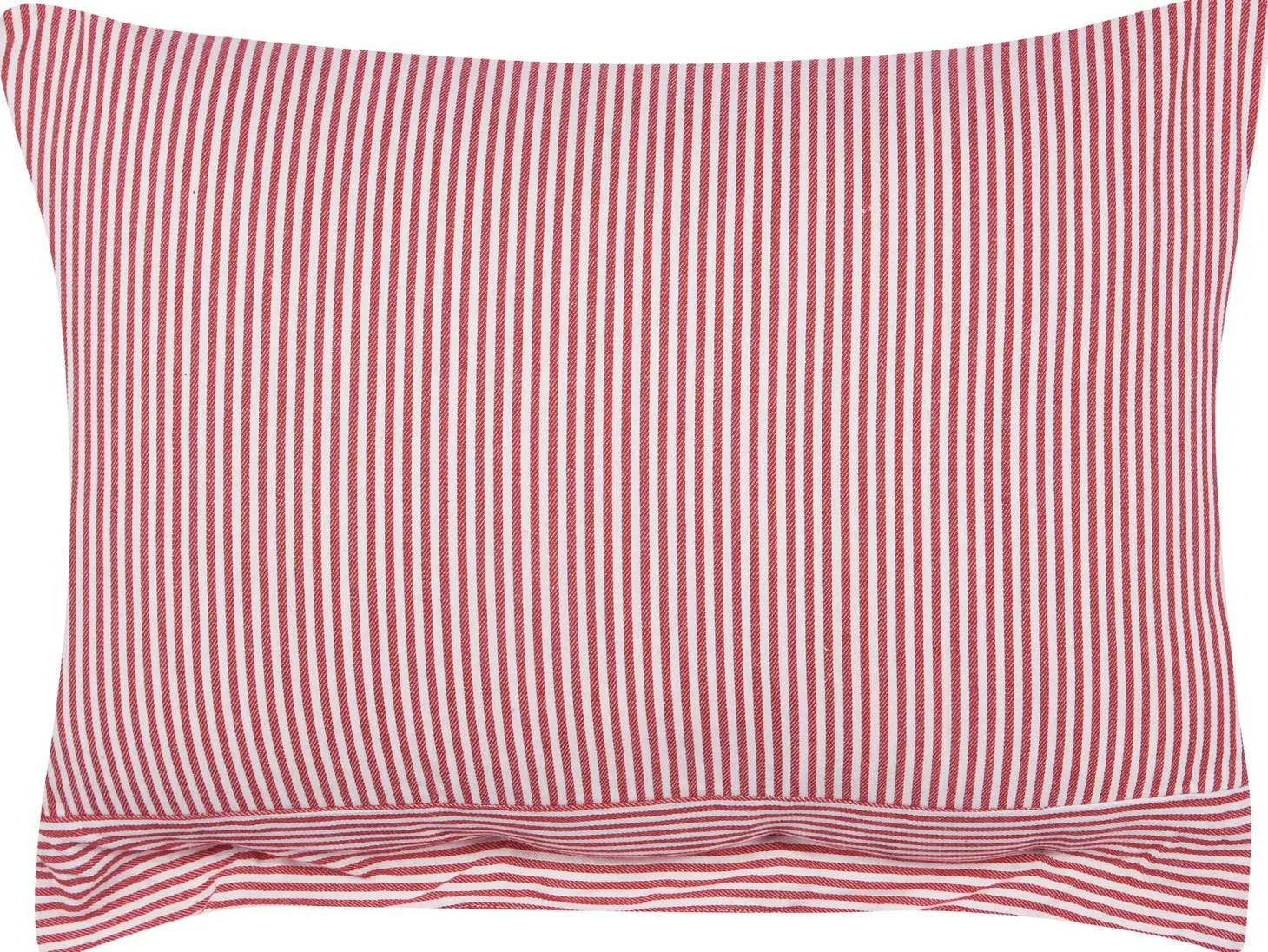 Poduszka dekoracyjna AALITA Bawełna 40 x 60 cm Czerwony W paski