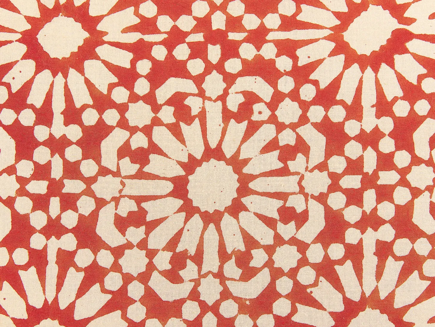 Poduszka dekoracyjna CEIBA Bawełna 45 x 45 cm Czerwony Wzór geometryczny