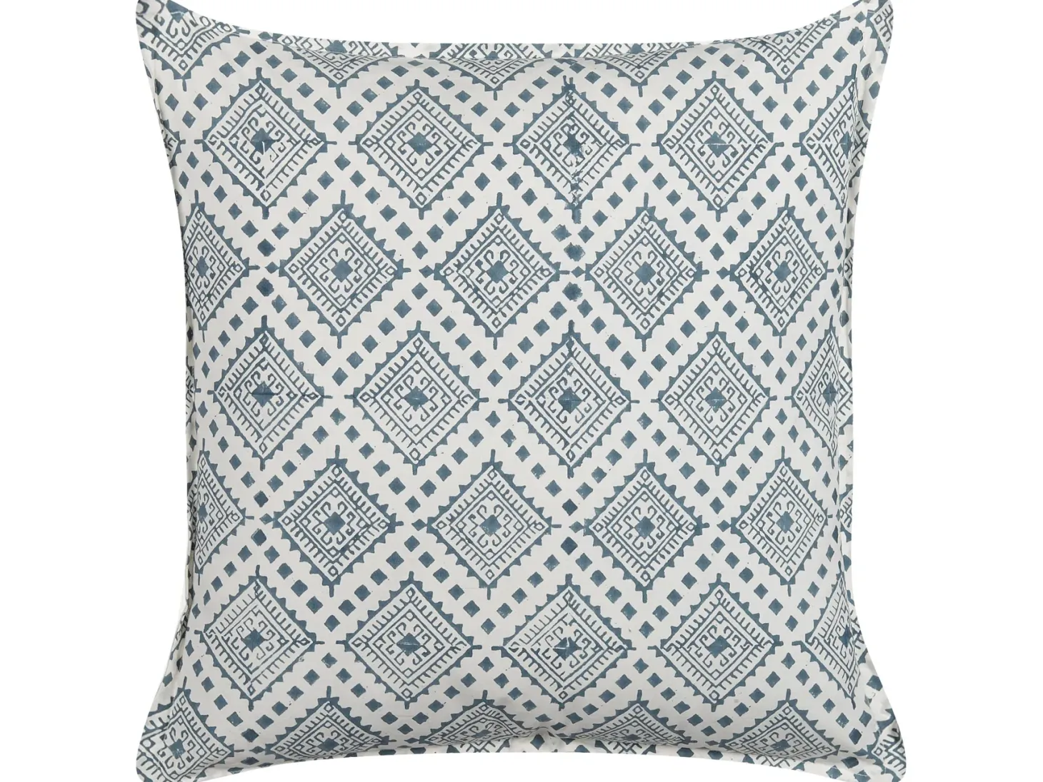 Poduszka dekoracyjna CORDATA Bawełna 45 x 45 cm Niebieski Wzór orientalny