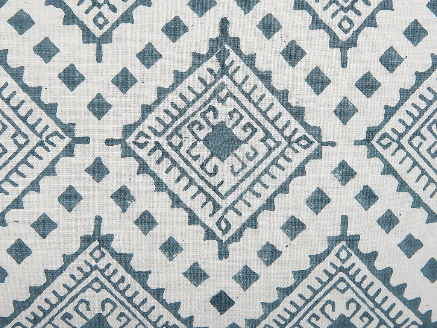 Poduszka dekoracyjna CORDATA Bawełna 45 x 45 cm Niebieski Wzór orientalny